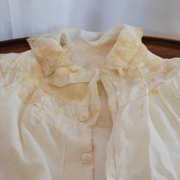 Antique Baby Clothes Dress & Jacket 2 Pc Set Great Granny Core - Picture 7 of 16
